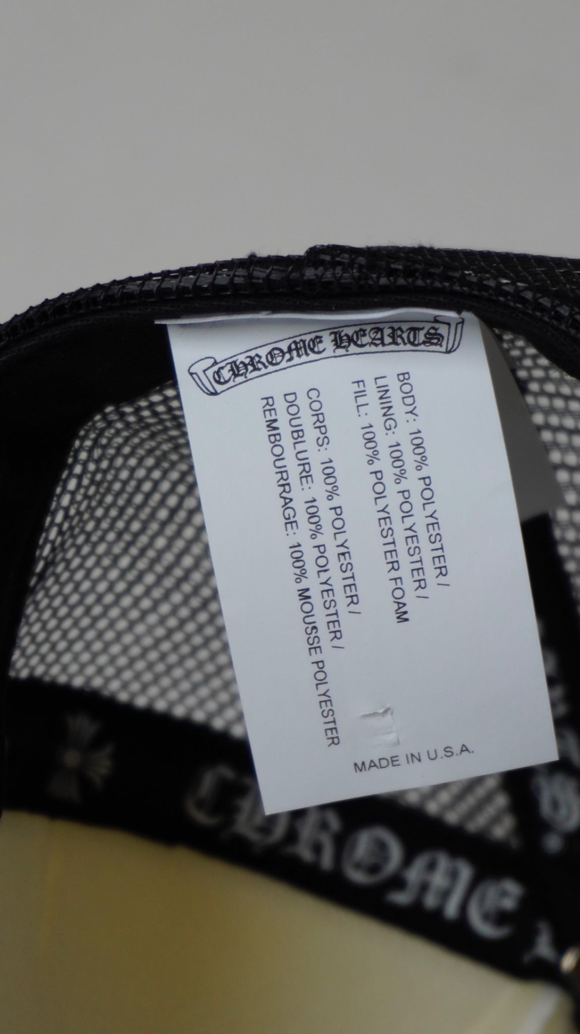 Black Eyechart Trucker Hat