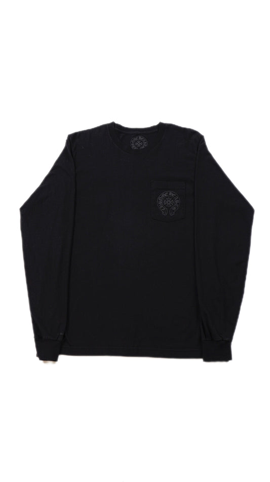 Black on Black Staff Long Sleeve T-Shirt