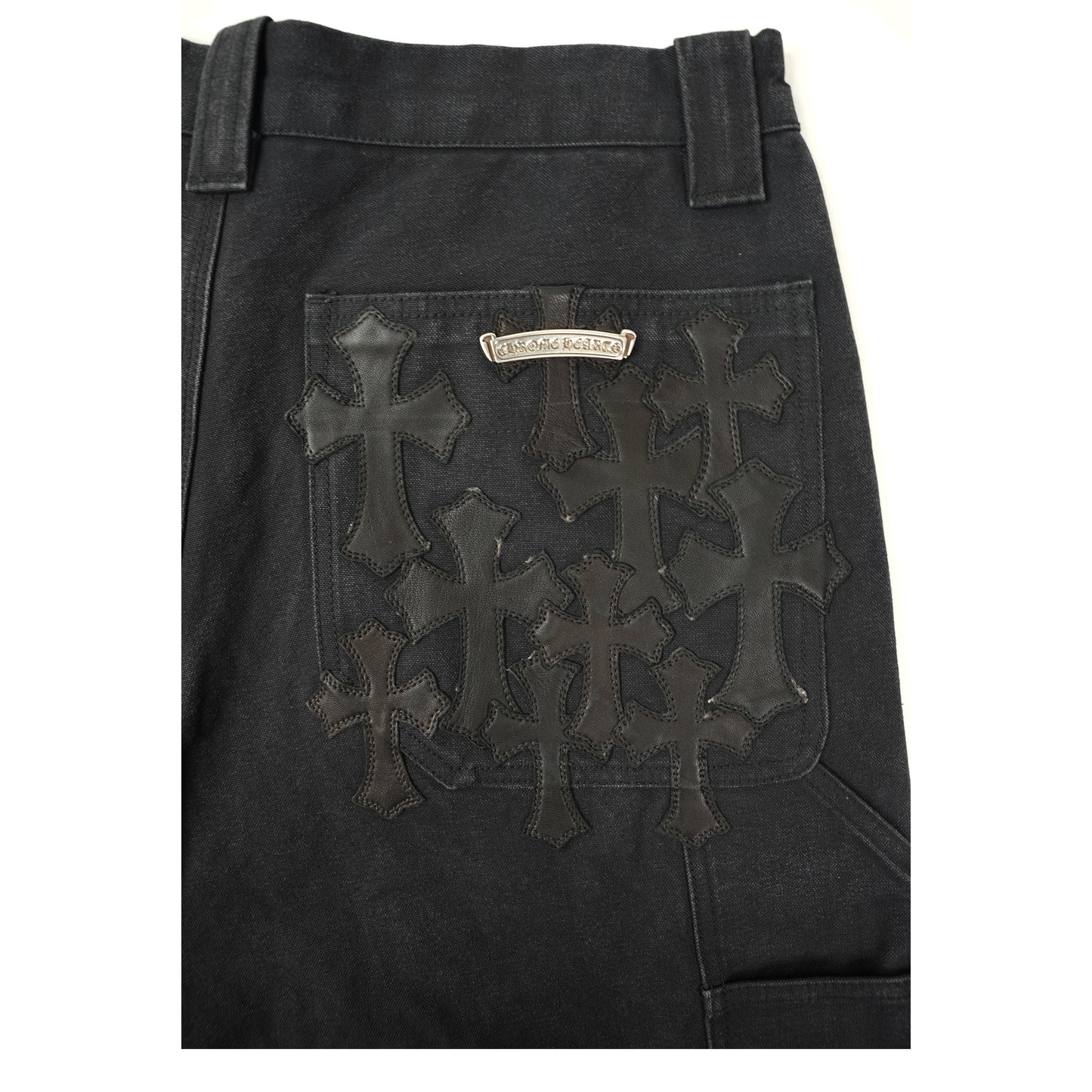 Cross Patch Double Knee Shorts