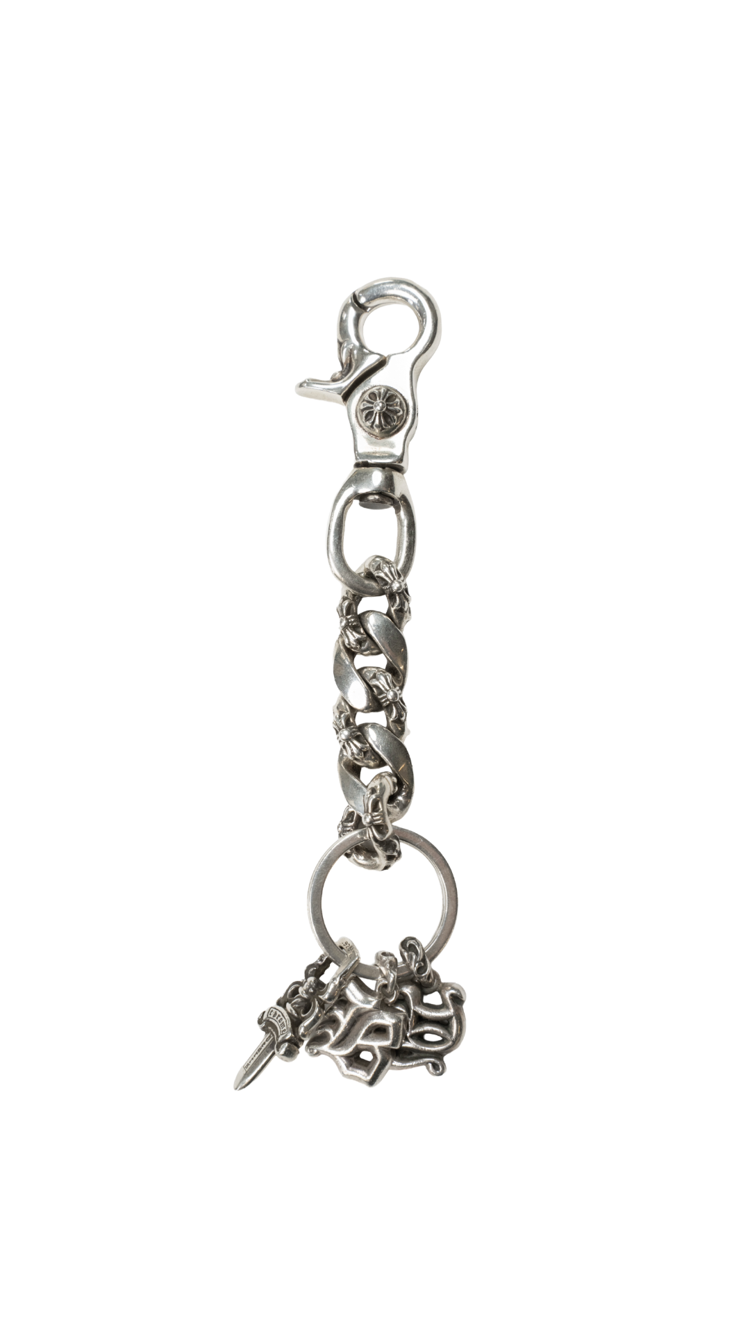 Fancy Link Charm Keychain