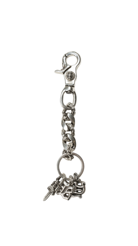Fancy Link Charm Keychain