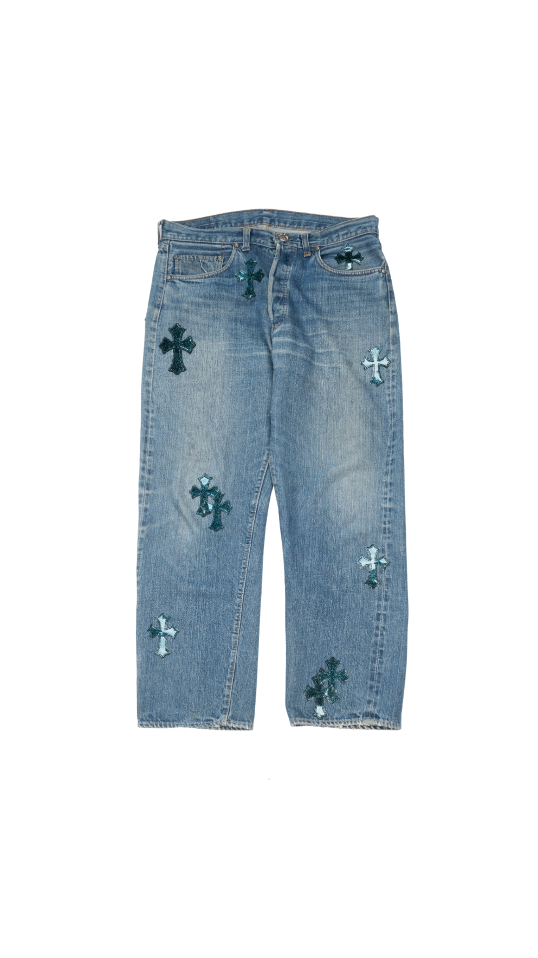Levi's 501 Galaxy Cross Patch Jeans