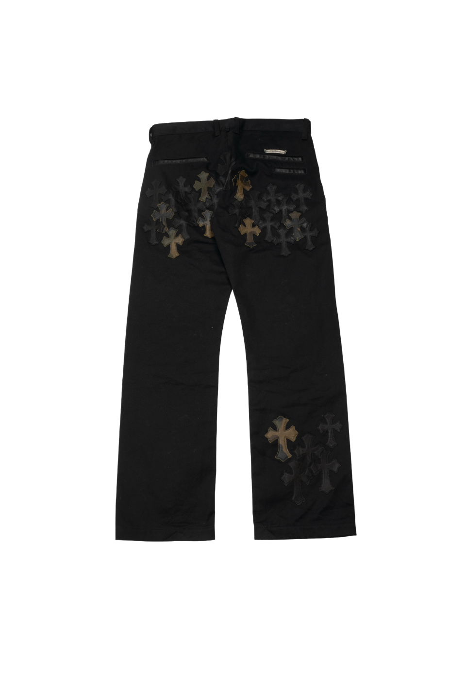 Camouflage Cross Black Chinos Jeans