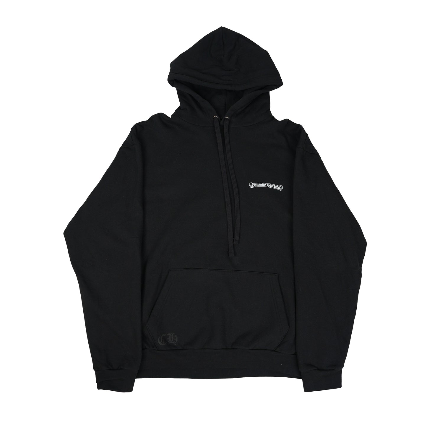 St Barth Exclusive Black Anchor Cross Hoodie