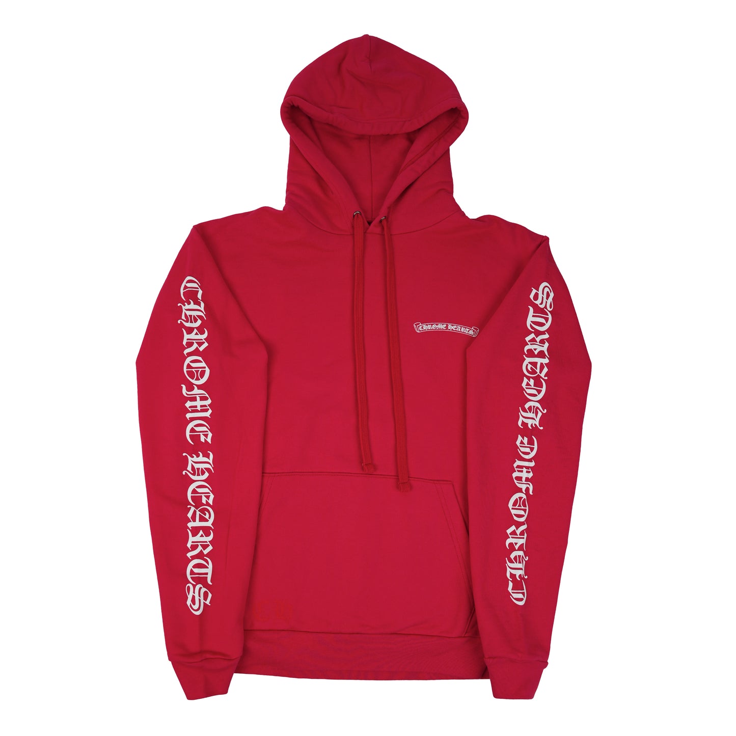 Red Scroll Logo Hoodie