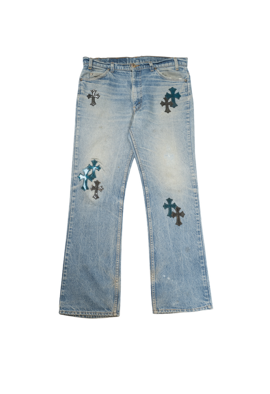 Levi's 517 Galaxy Cross Patch Jeans