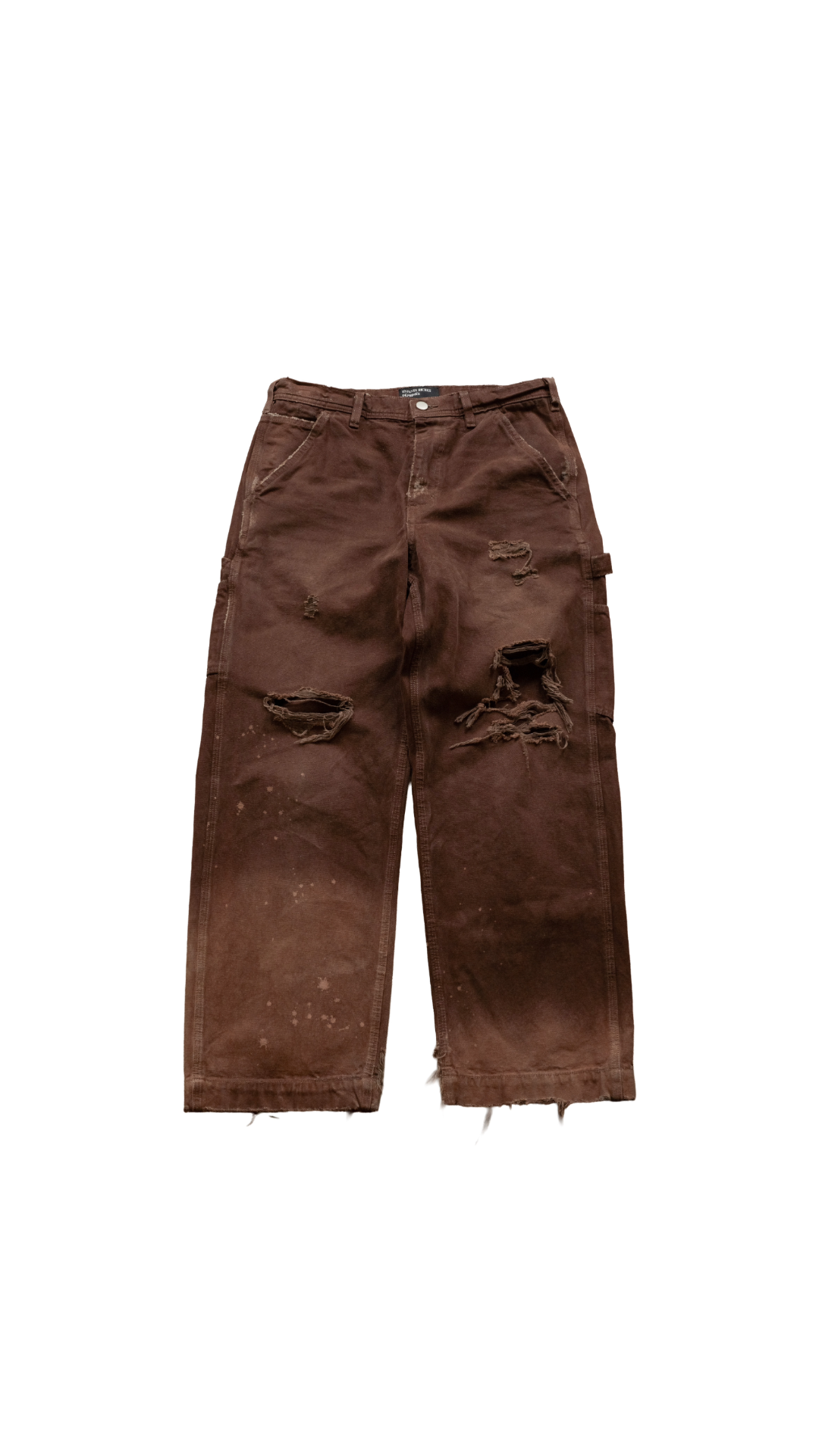 Brown Paint Pants