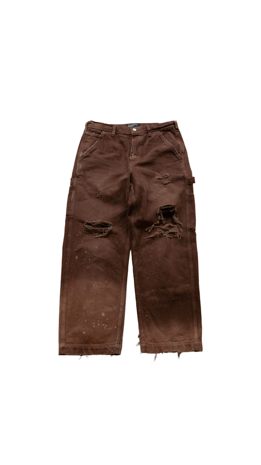 Brown Paint Pants