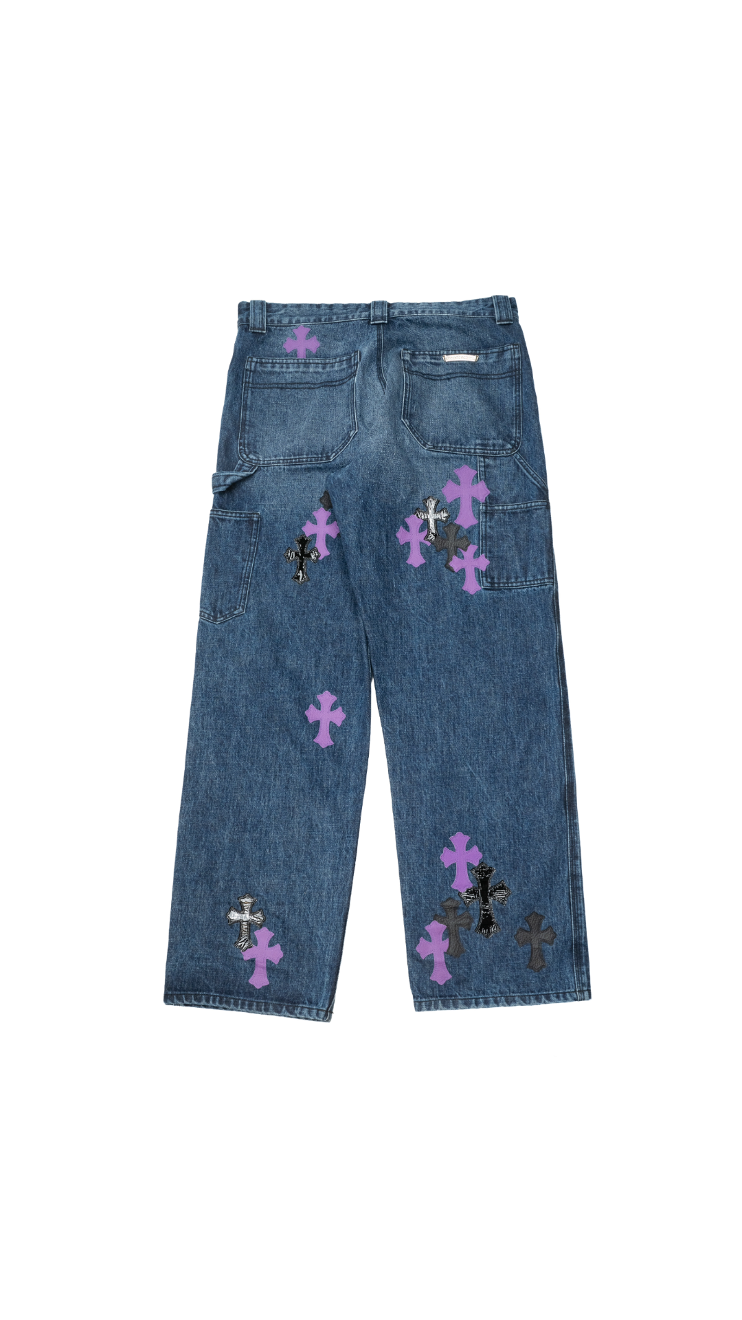 1/1 Purple Patch Denim Carpenter Pants