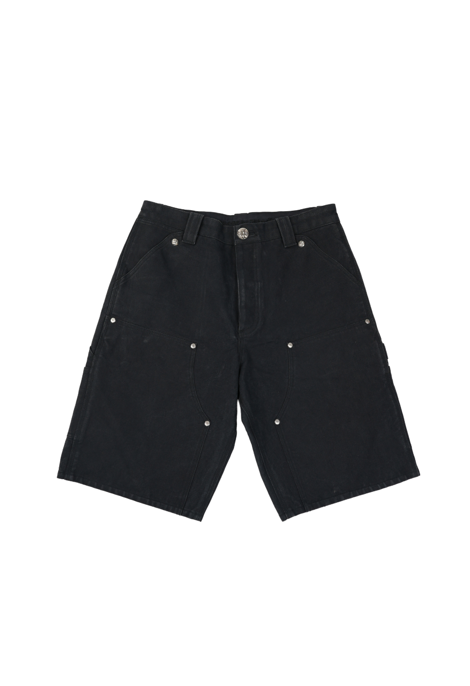 Cross Patch Double Knee Shorts