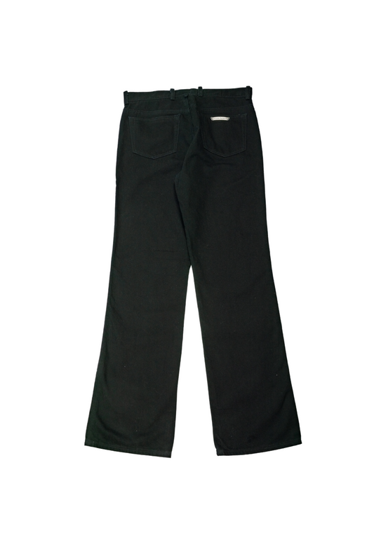 Black Fleur Knee Jeans 'Richard Stark'