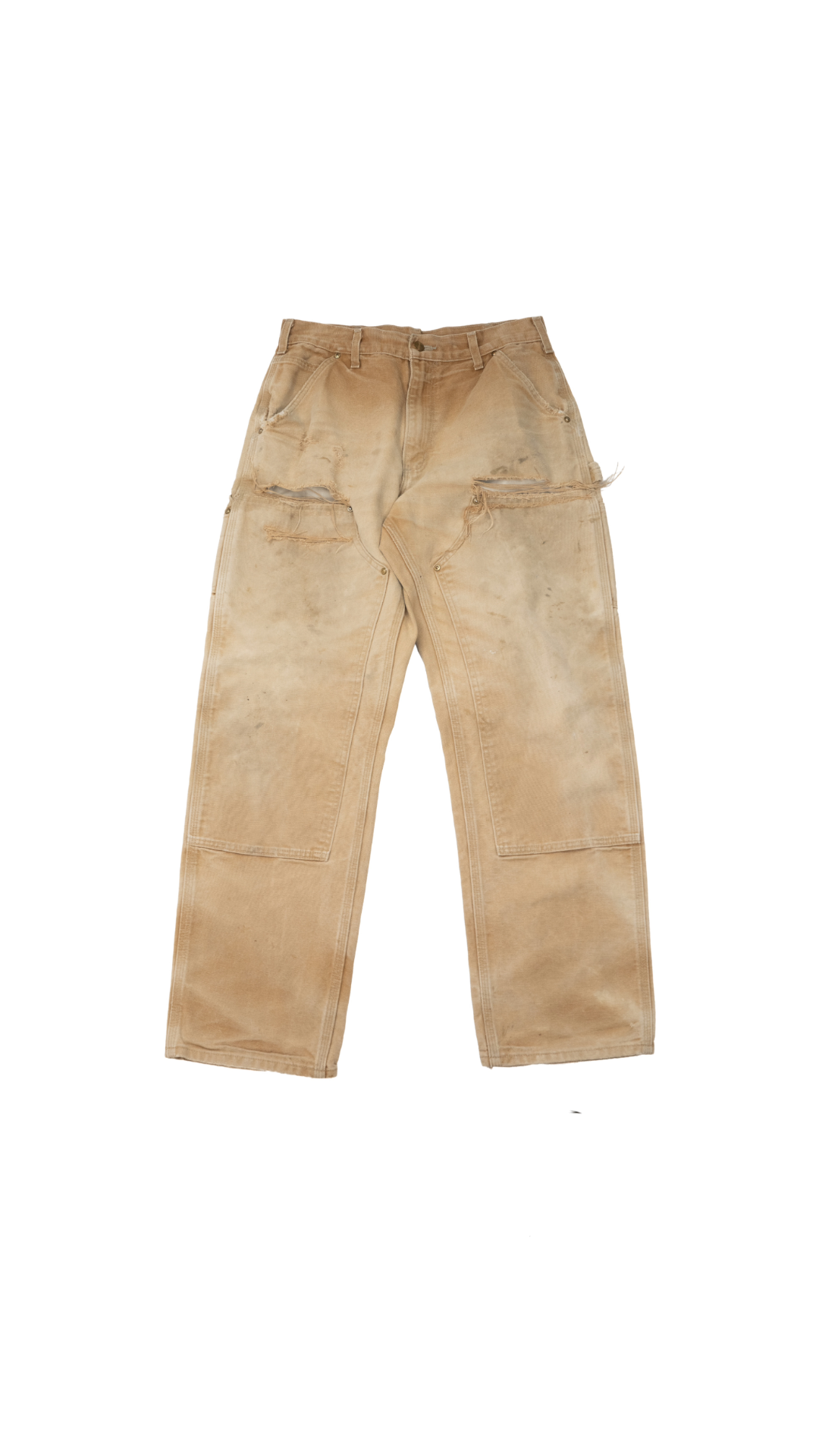 Tan Double Knee Carhartt Pants