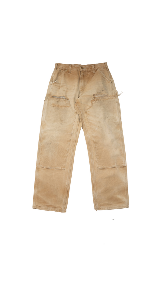 Tan Double Knee Carhartt Pants