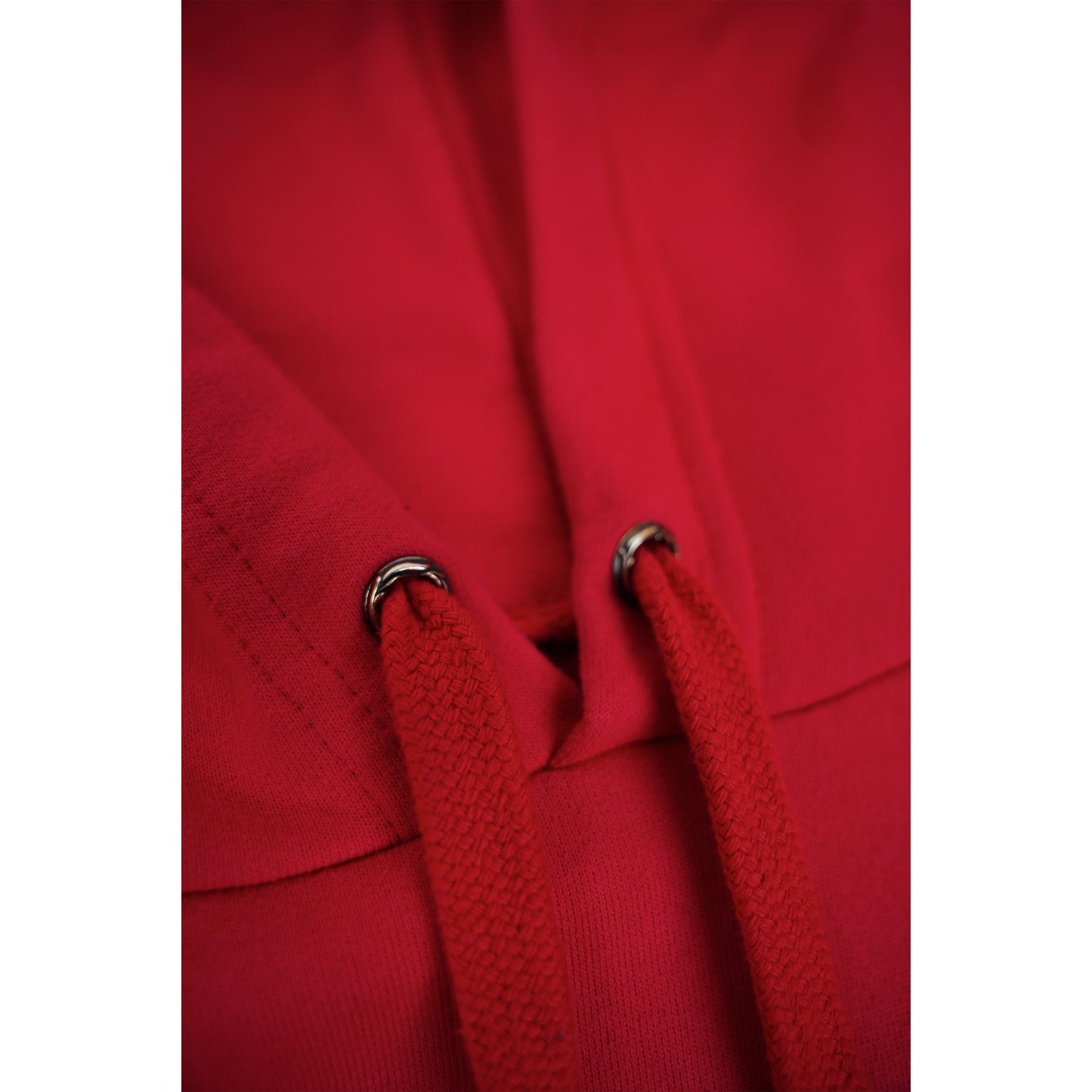 Red Scroll Logo Hoodie