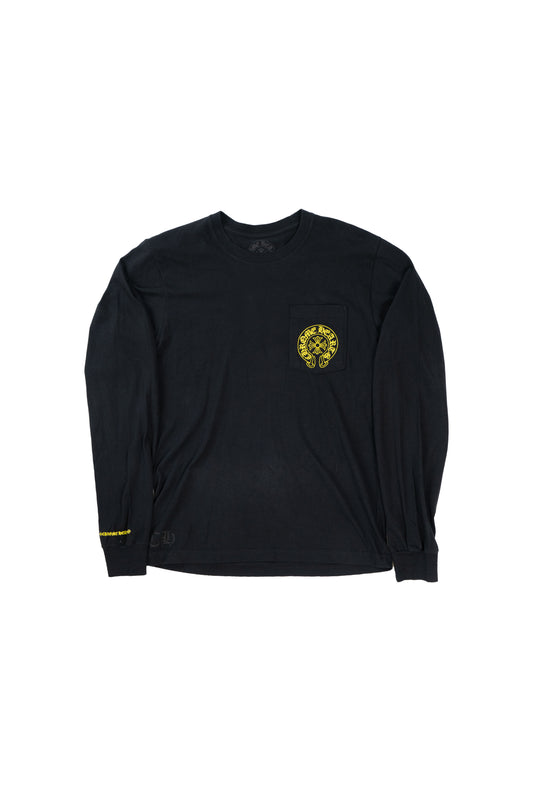 Black And Yellow Staff Long Sleeve