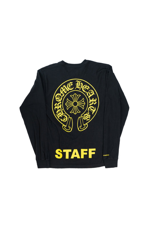 Black And Yellow Staff Long Sleeve