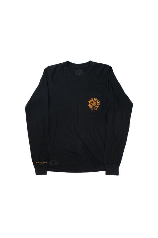 Black And Orange Staff Long Sleeve
