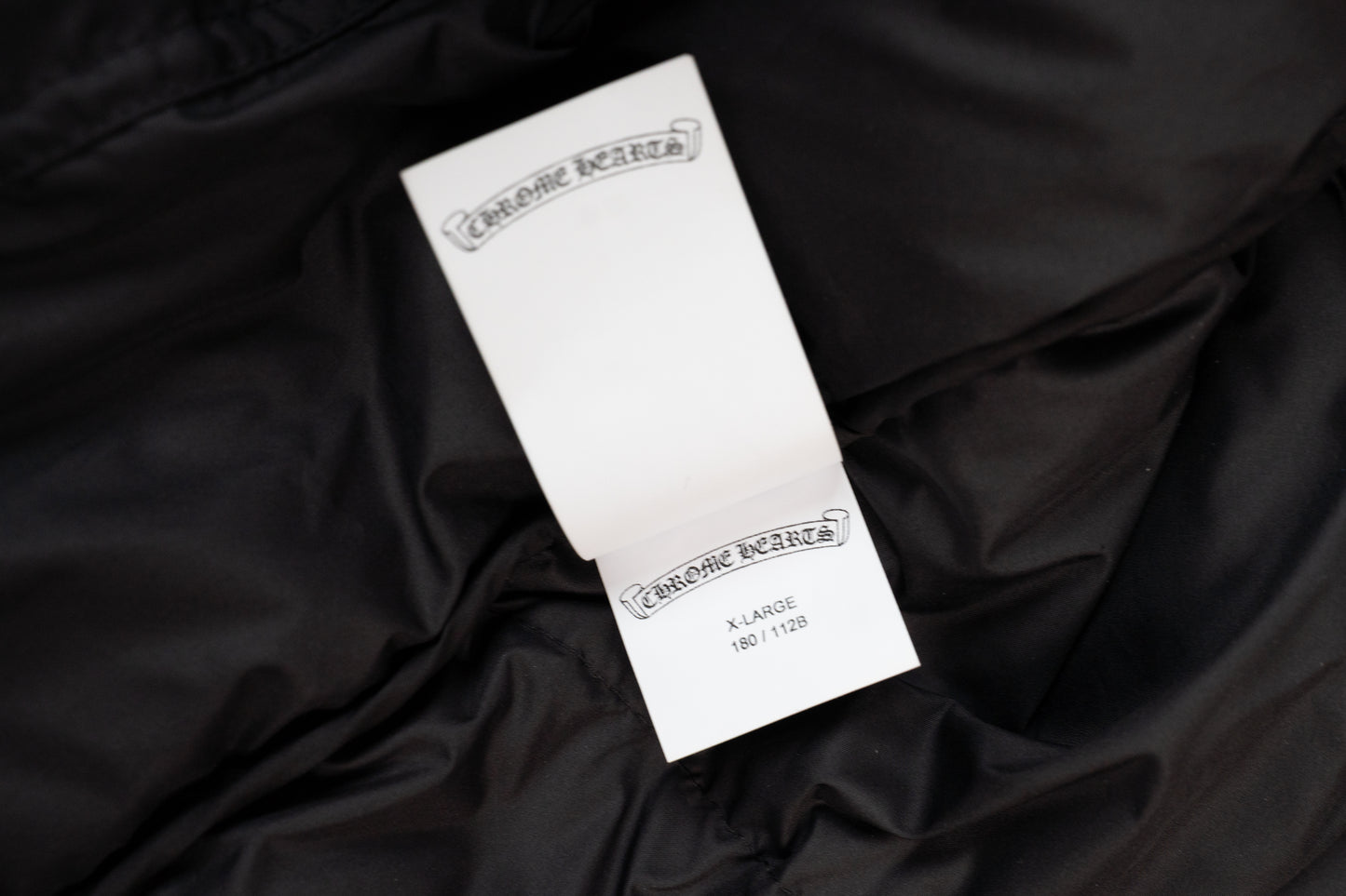 Black Monogram Cross Puffer Down Jacket