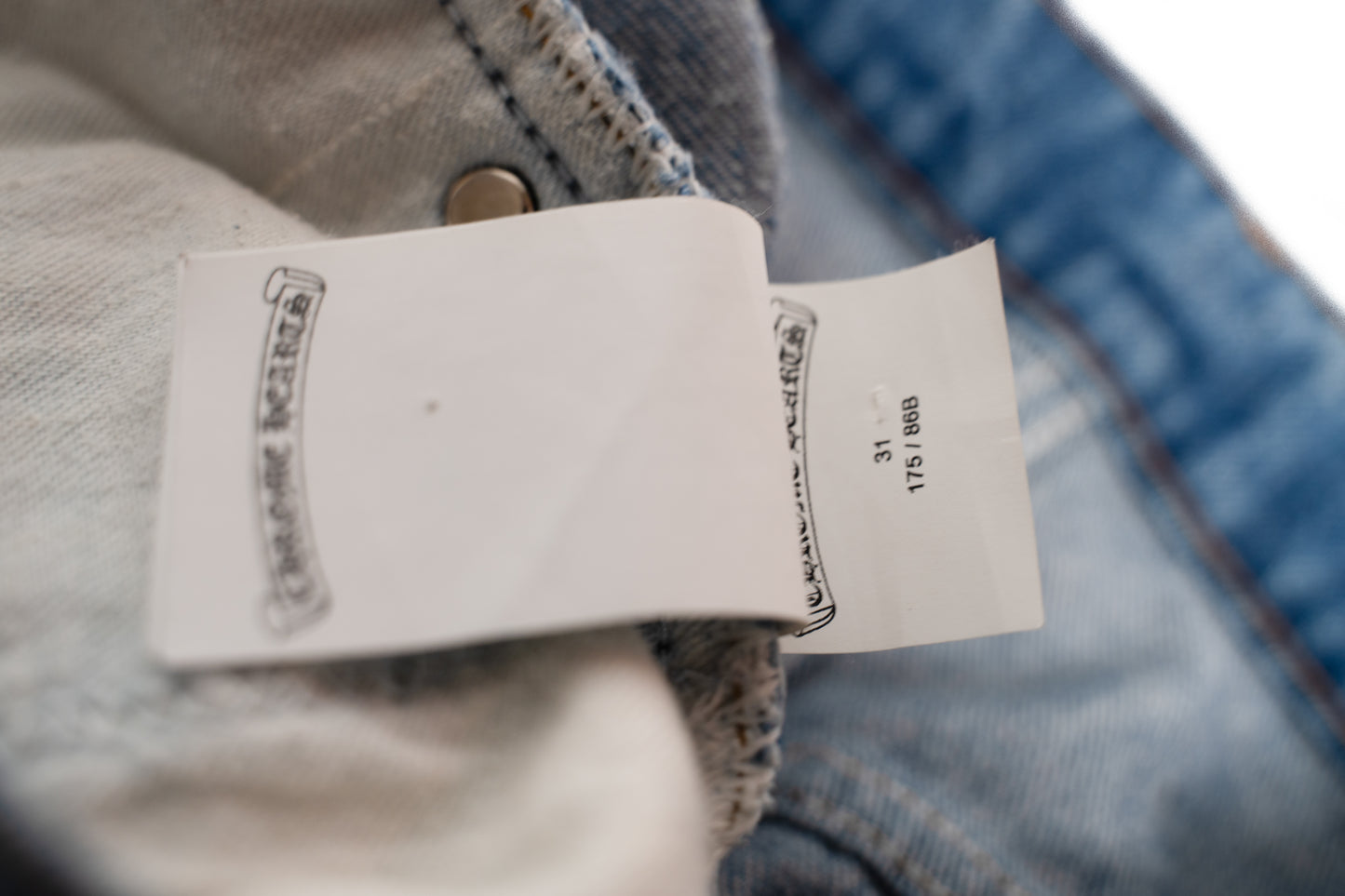 517 Levi's Orange Tab Black Cross Patch Jeans