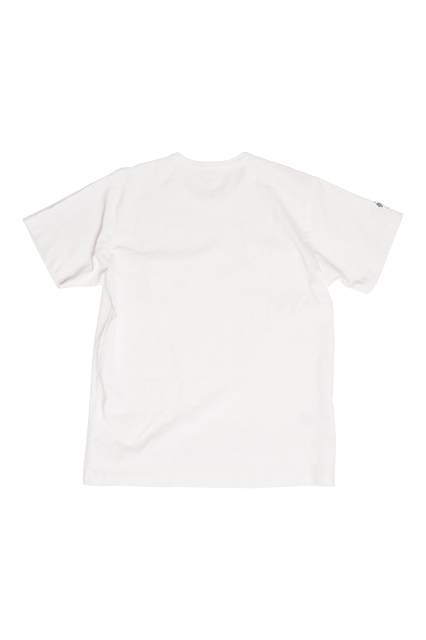White Embrodiered Logo Pocket T-Shirt