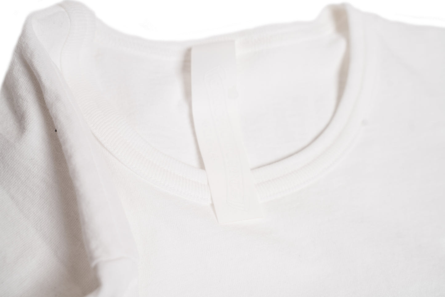White Embrodiered Logo Pocket T-Shirt