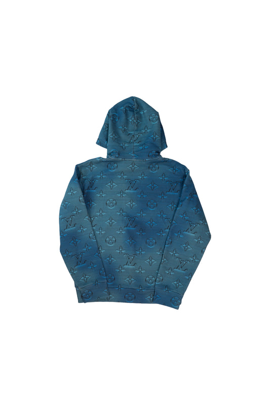 Blue Monogram Hoodie