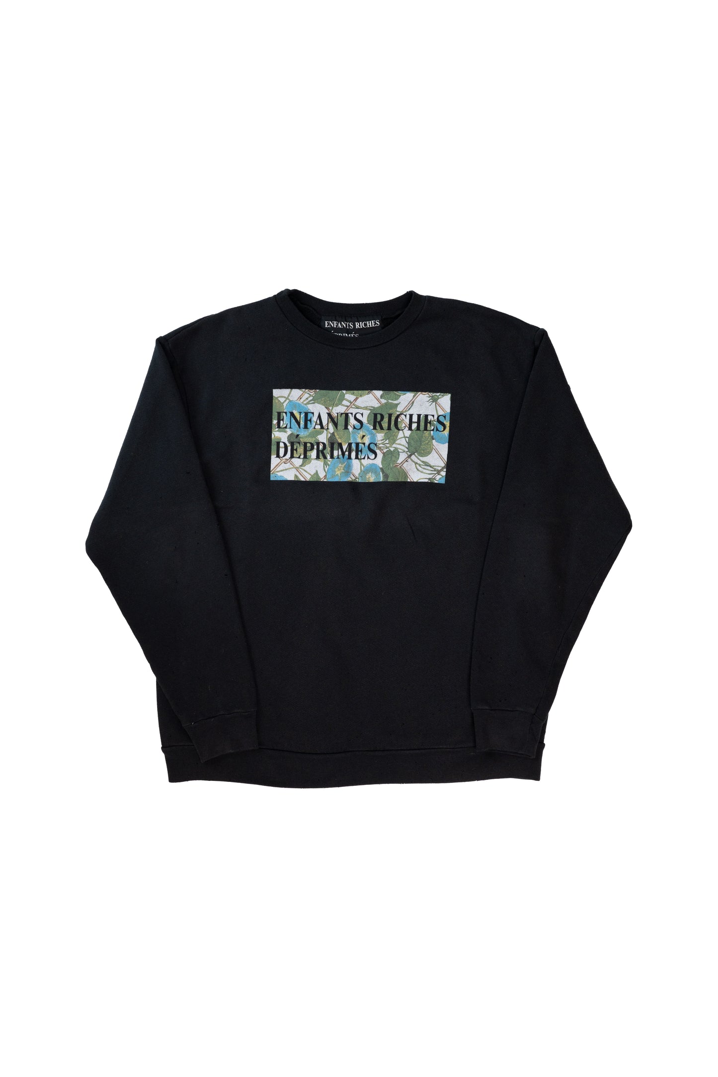 Black Tropical Logo Sweater