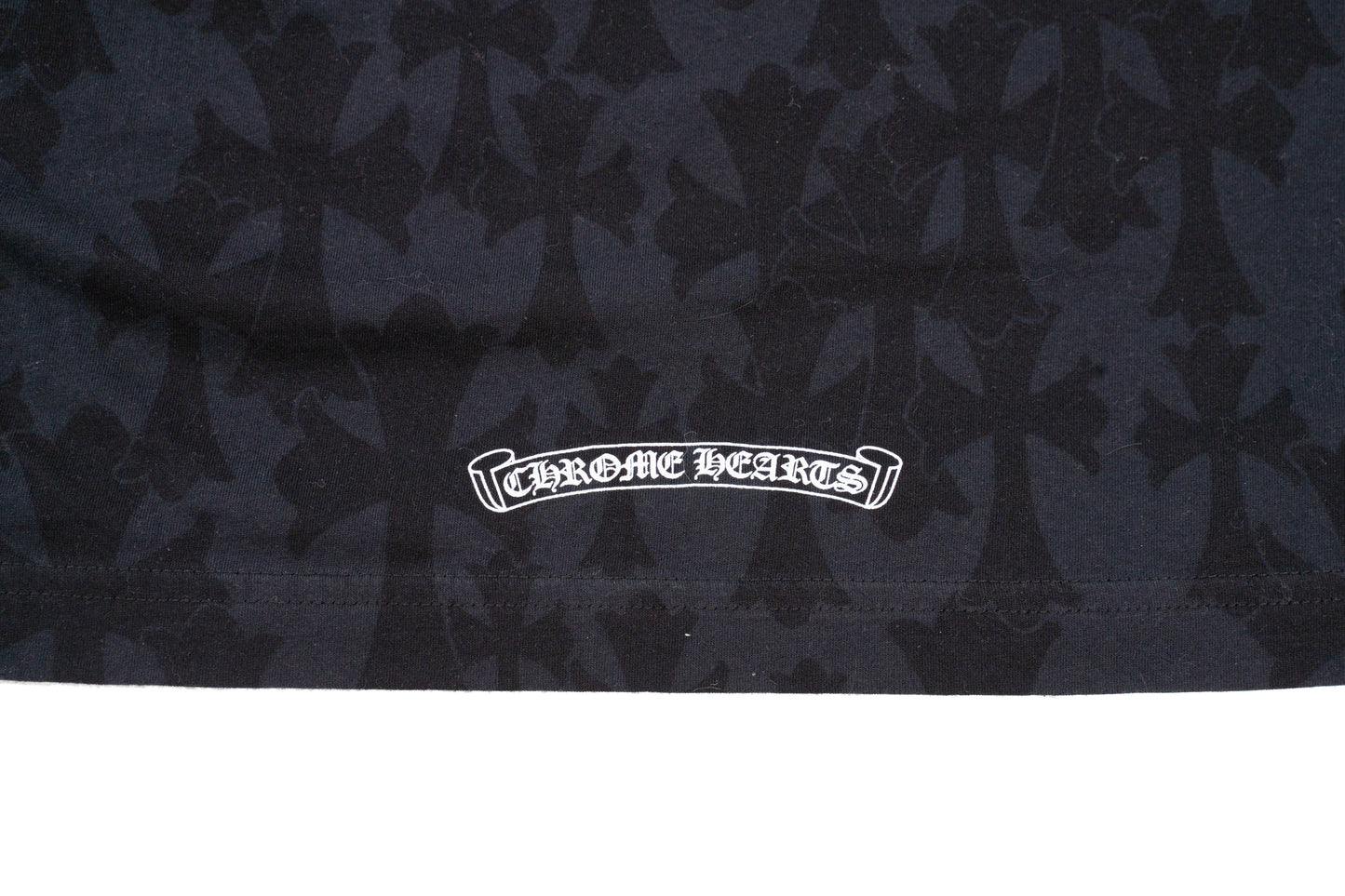 Black Cross Monogram Floral Long Sleeve