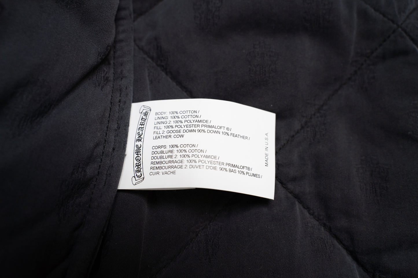 Blue Quilted Denim Vest