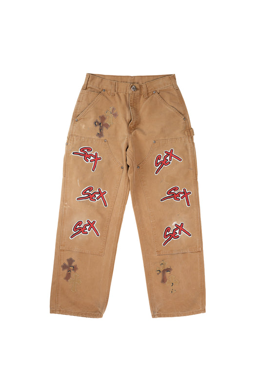 Sex Records Double-Knee Carpenter Pants