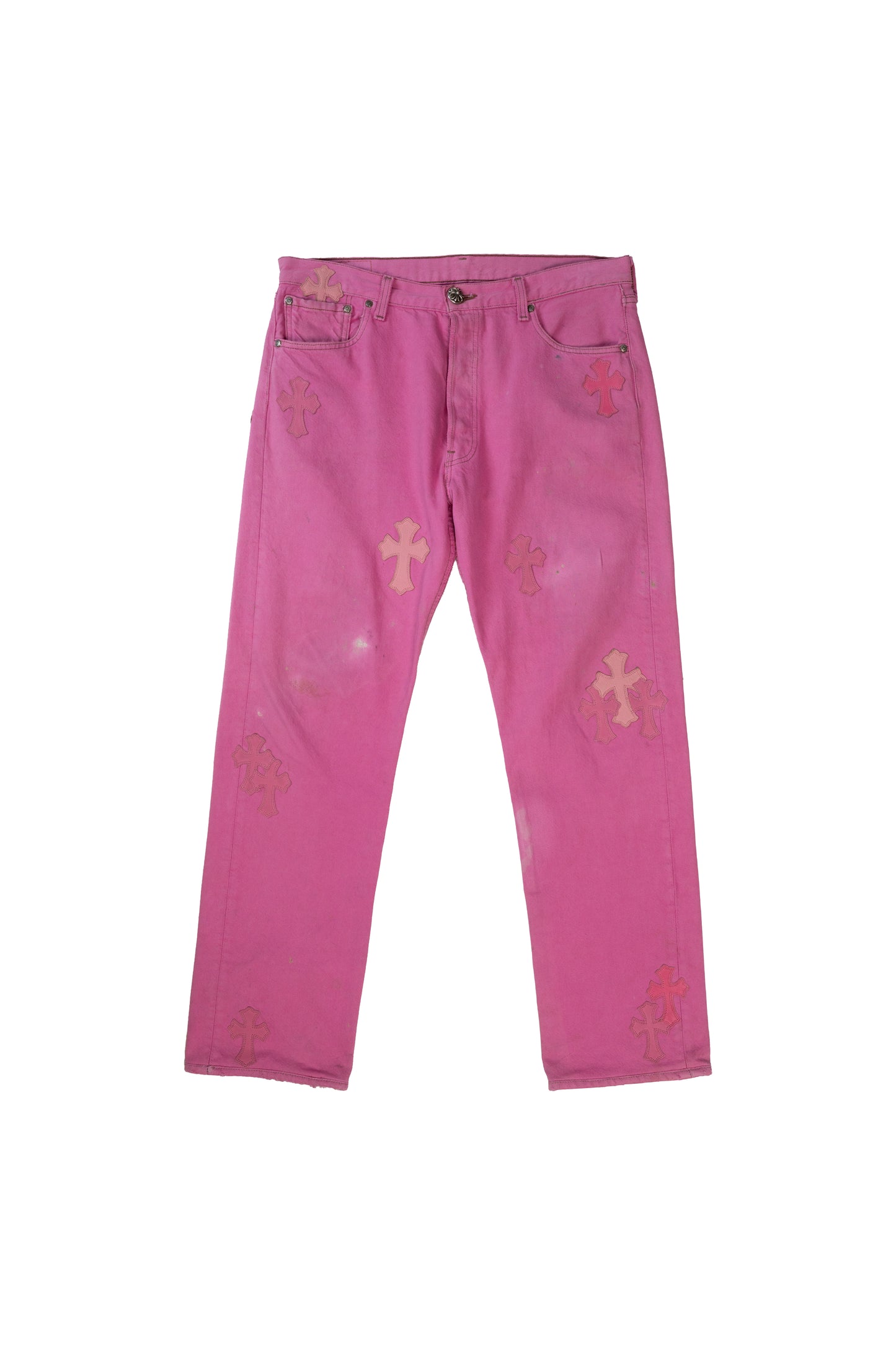 Pink Sex Records Levi's 501 Cross Patch Jeans