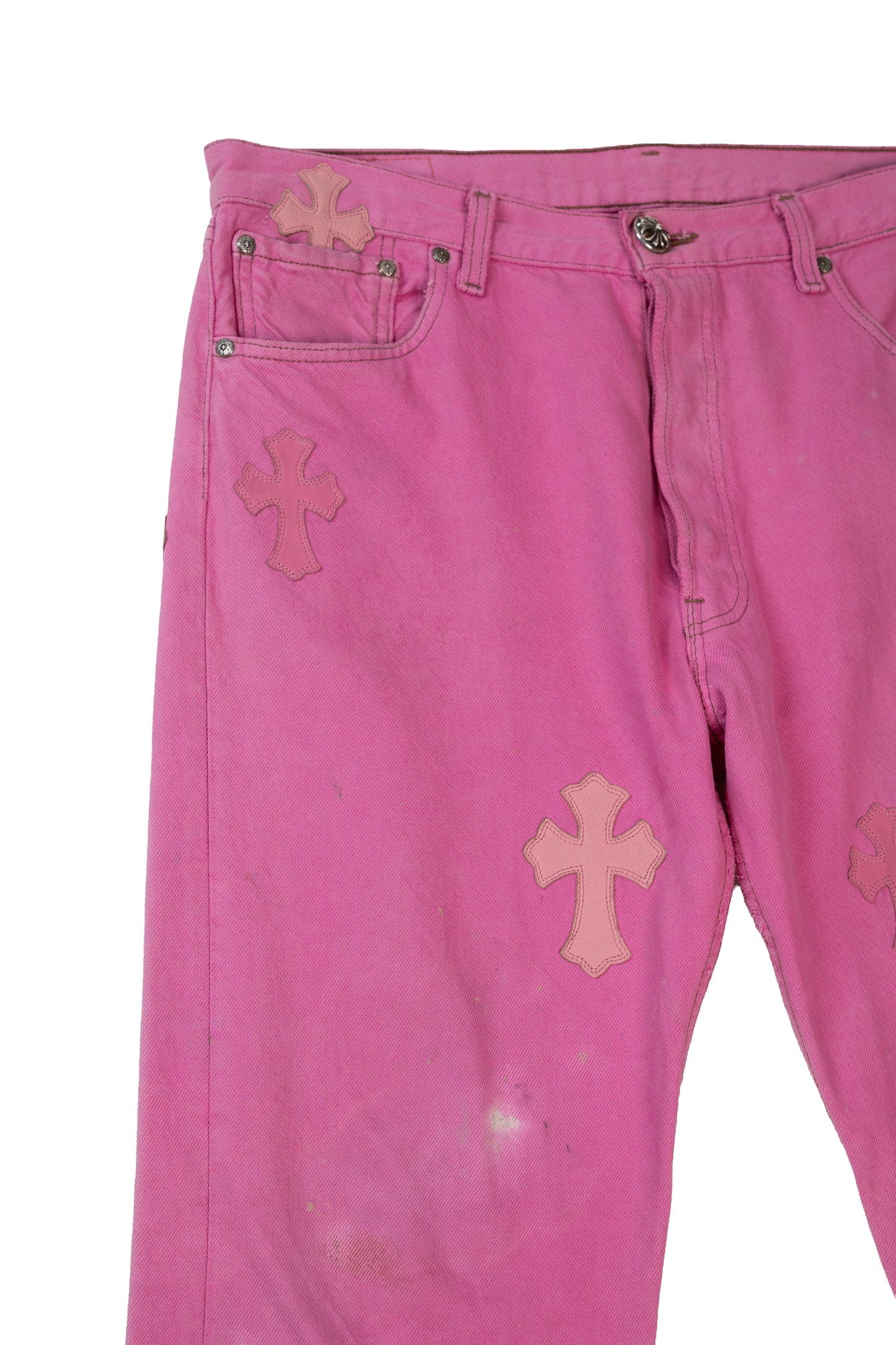 Pink Sex Records Levi's 501 Cross Patch Jeans