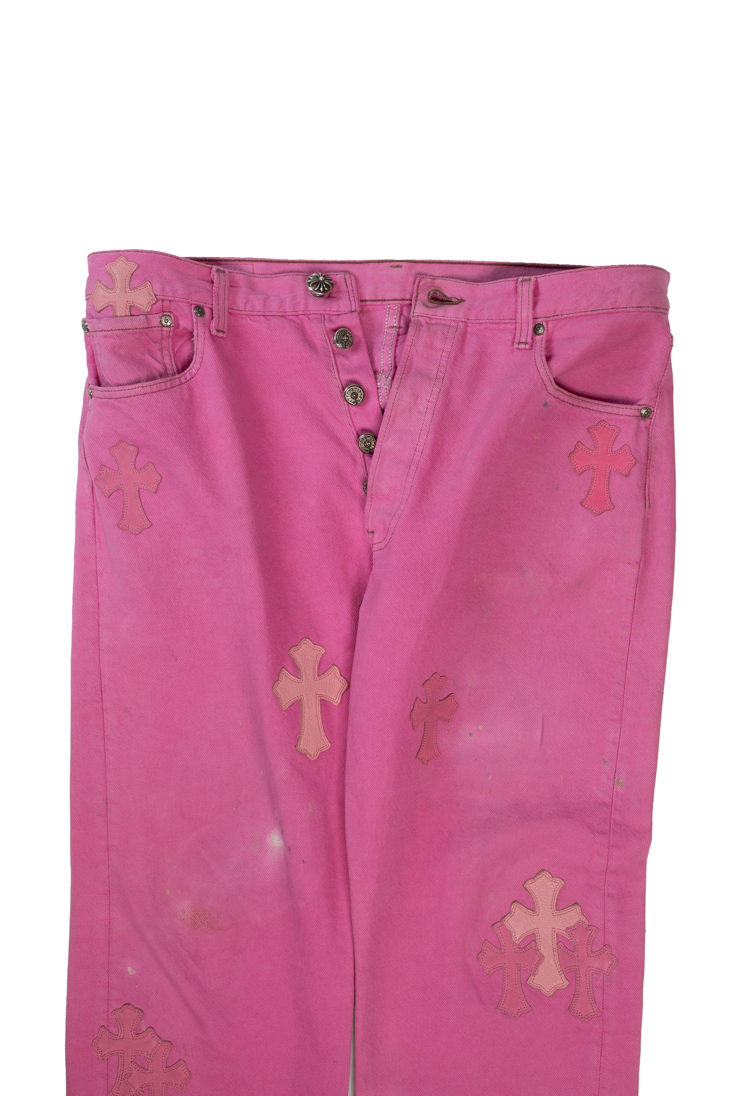 Pink Sex Records Levi's 501 Cross Patch Jeans