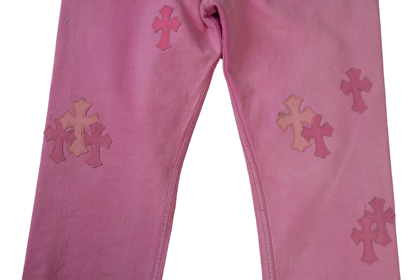 Pink Sex Records Levi's 501 Cross Patch Jeans