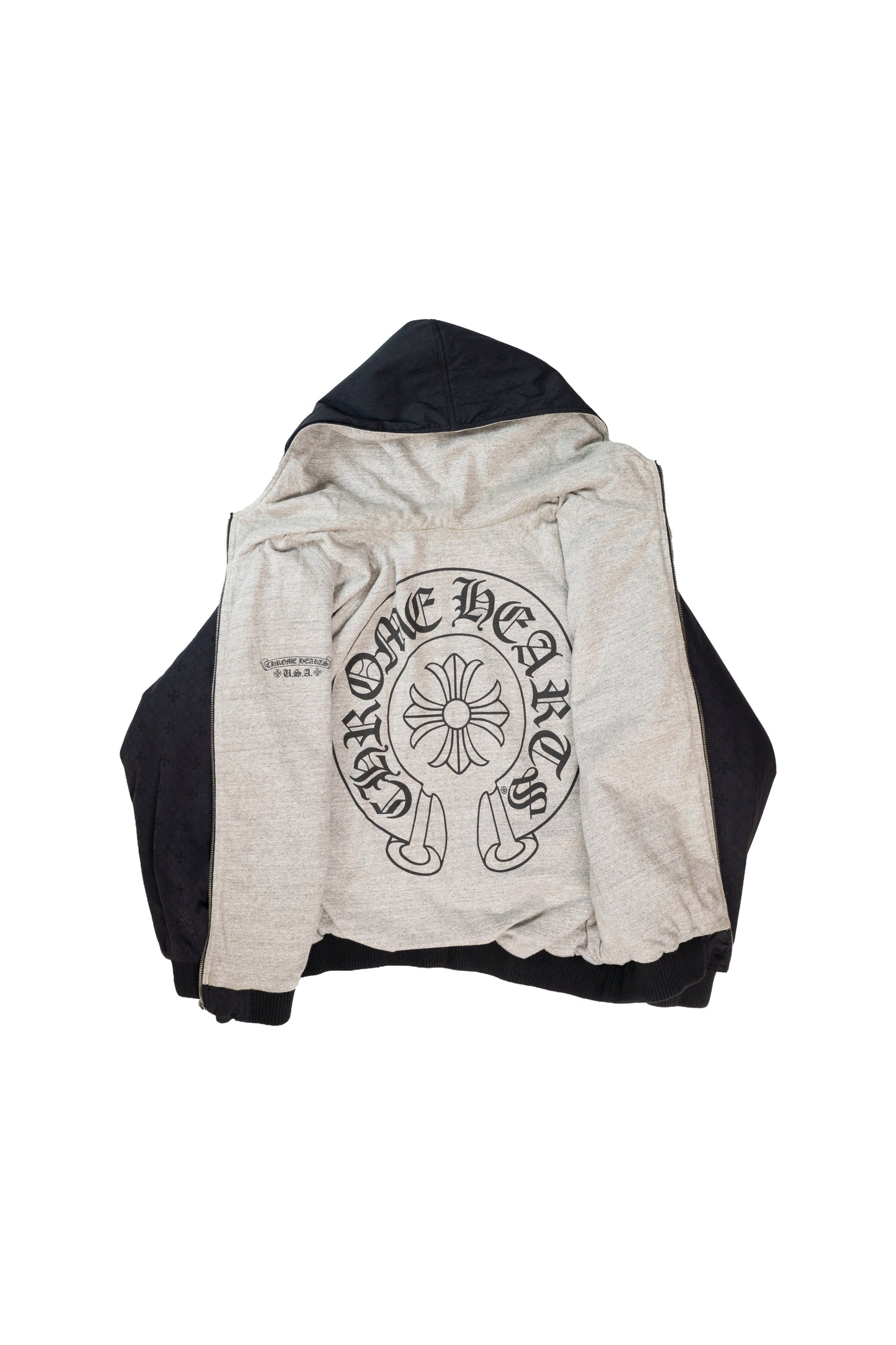 Reversible Hooded Bomber Jacket