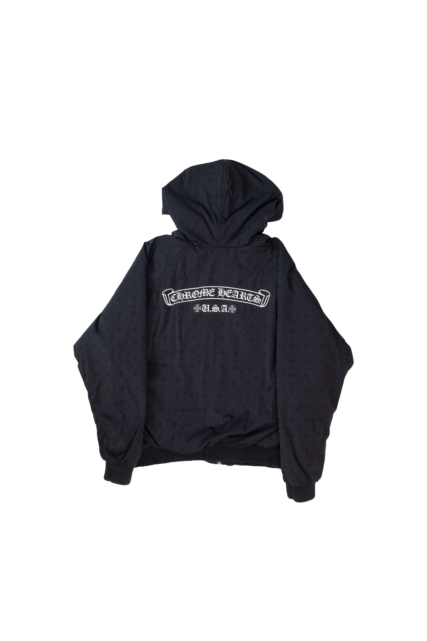 Reversible Hooded Bomber Jacket