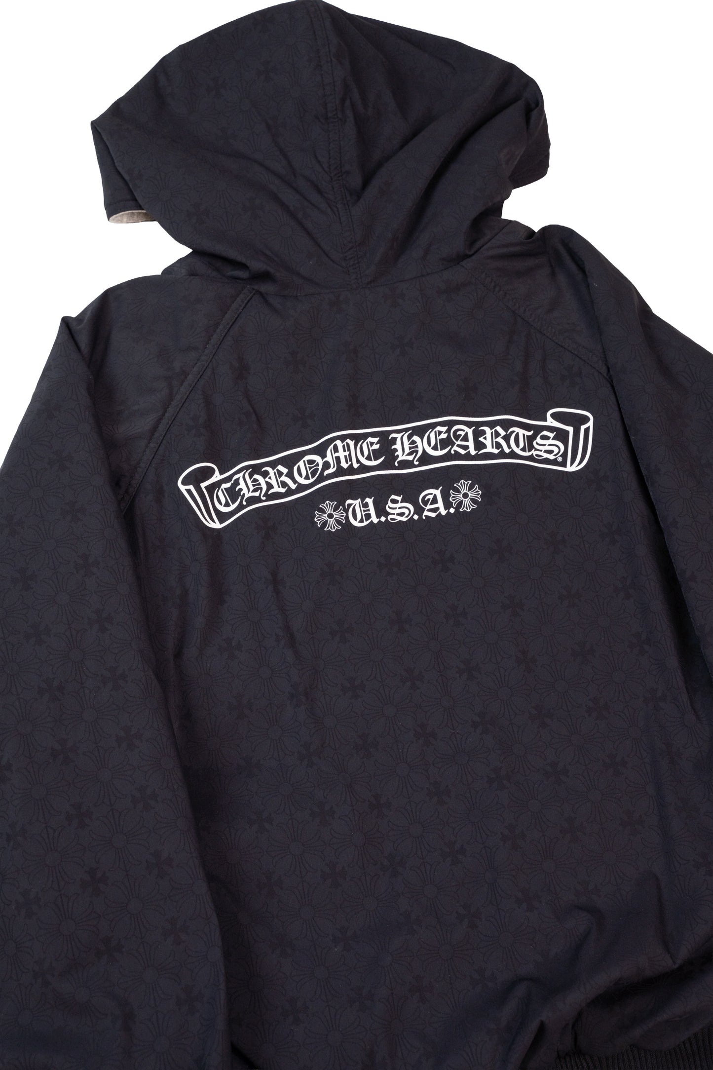 Reversible Hooded Bomber Jacket