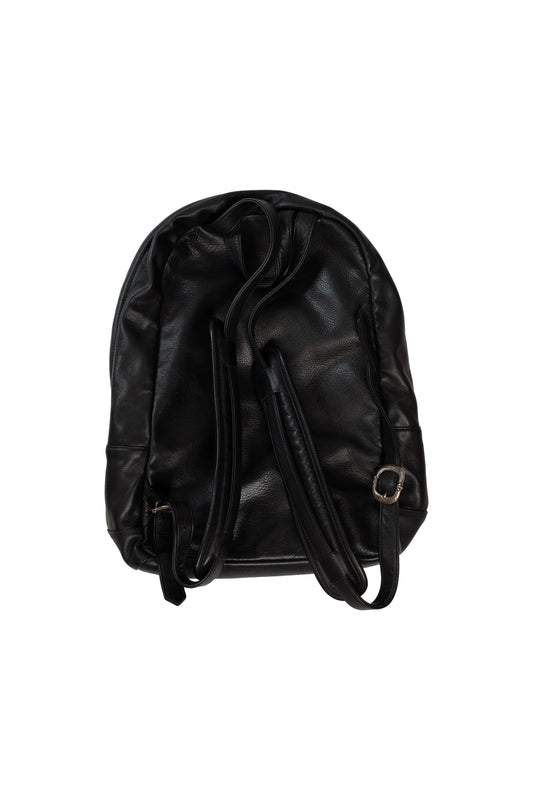 Cemetery Black Leather Cross Patch 7th Grade Backpack