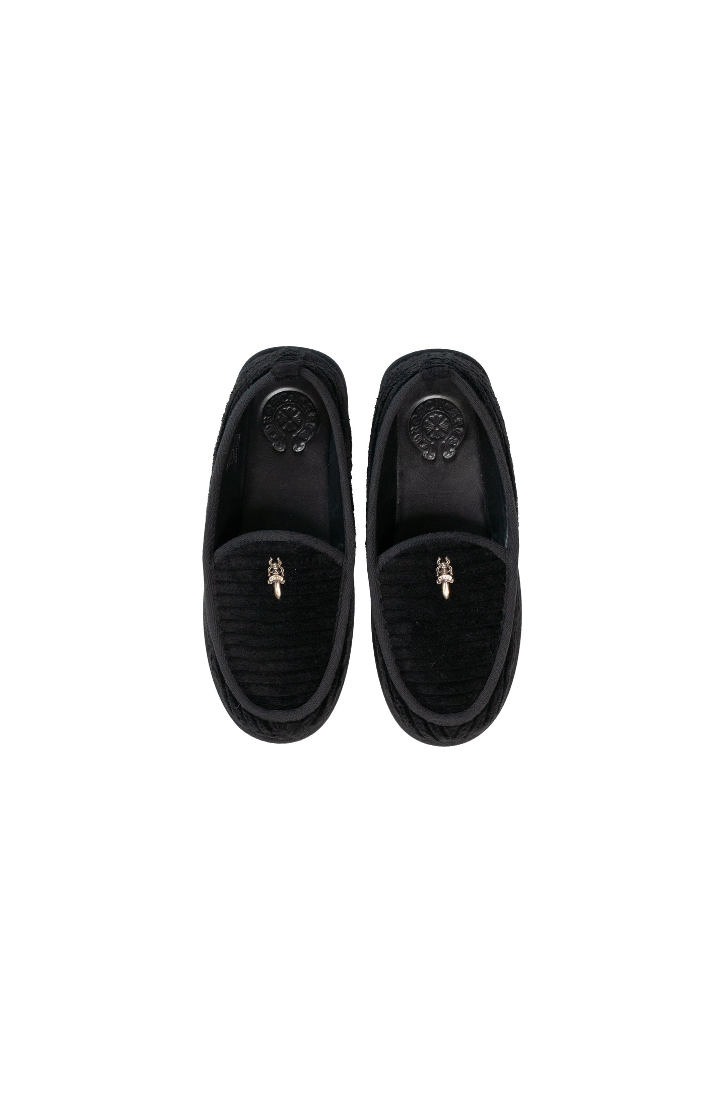 Dagger Embellished Heavy Cord House Loafers