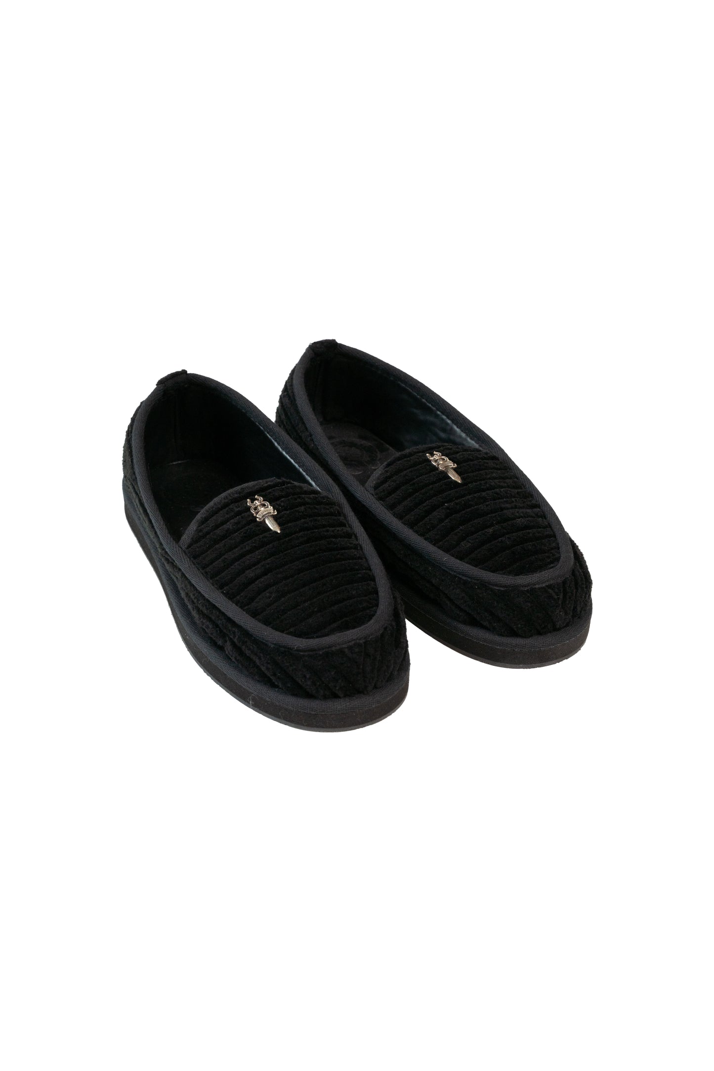 Dagger Embellished Heavy Cord House Loafers