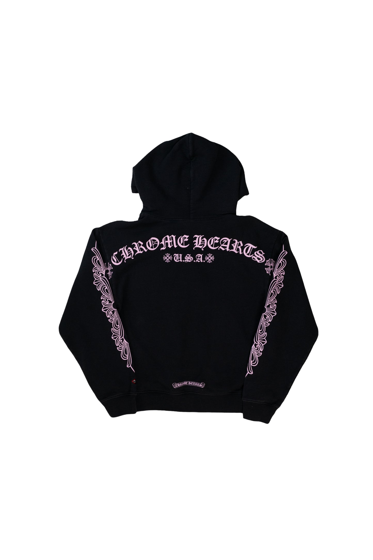 Matty Boy Shoulder Logo Hoodie 'Black/Pink'