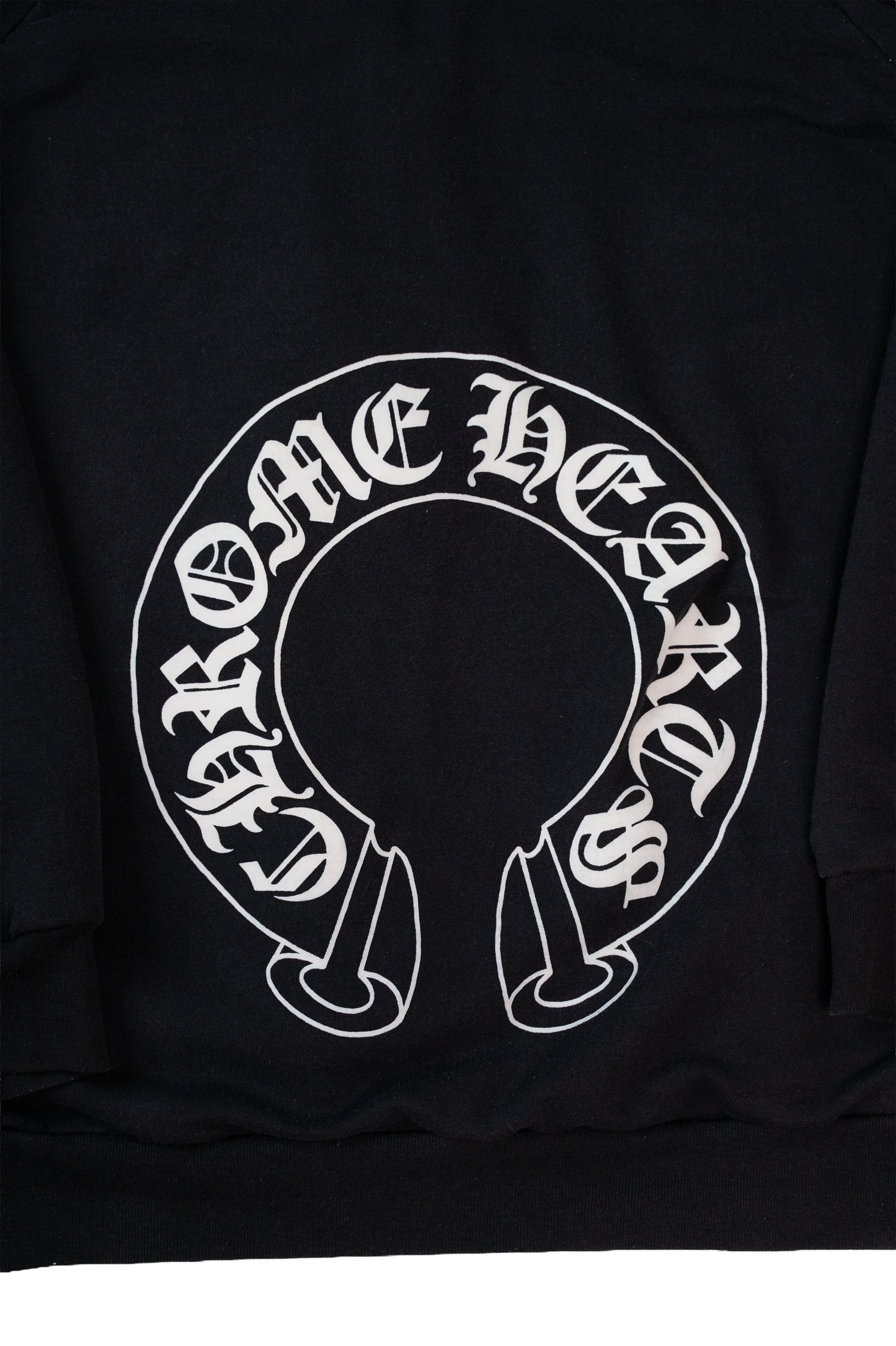 Vintage Horseshoe Floral Hoodie 'Black'