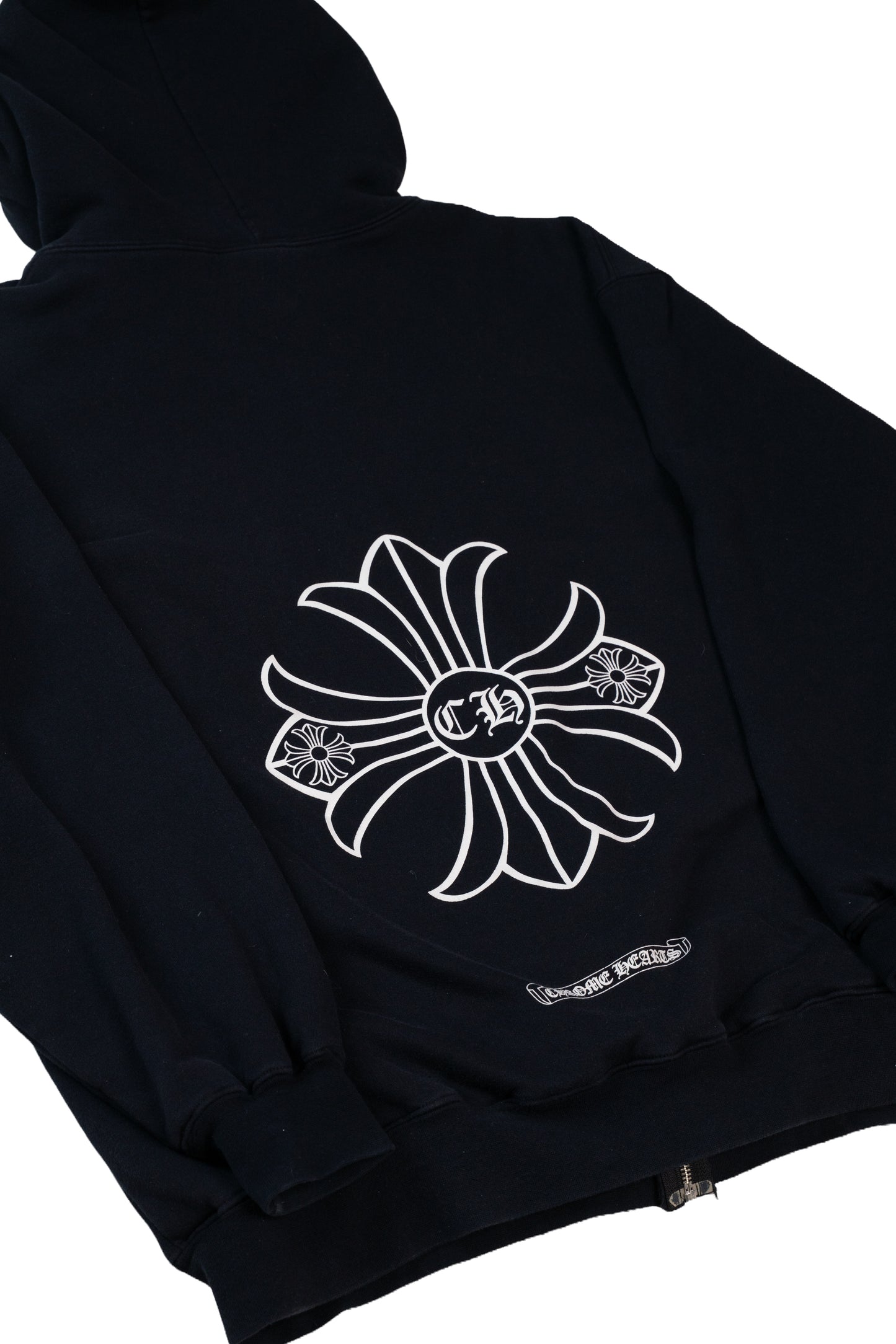 Vintage Cross Plus Logo Silver Zip