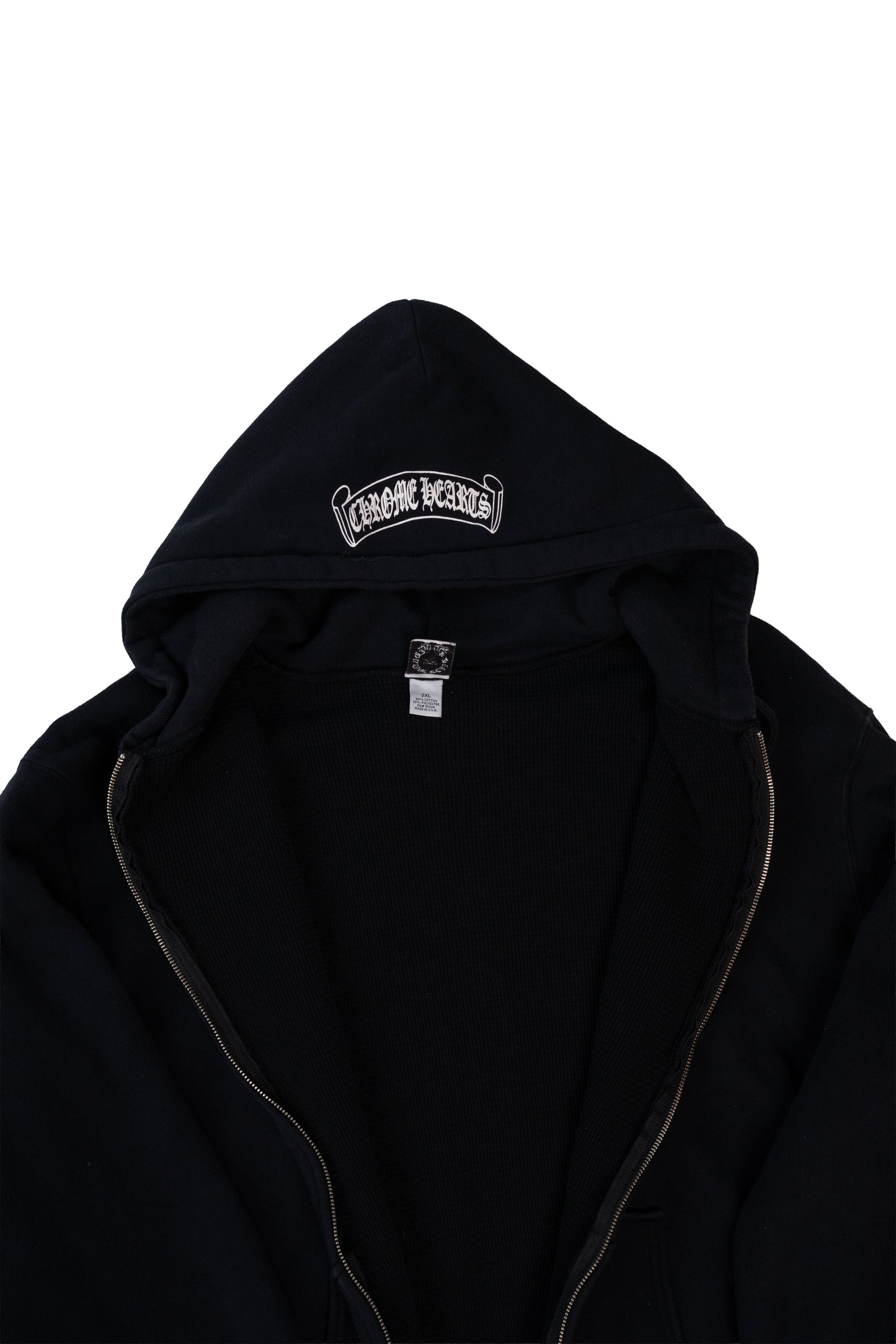 Vintage Thermal Scroll Zip Up