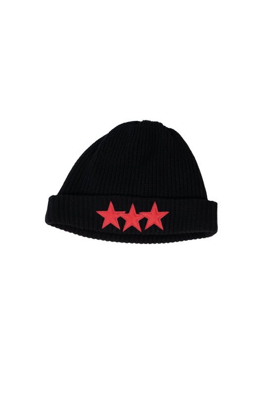 Red Star Patch Beanie