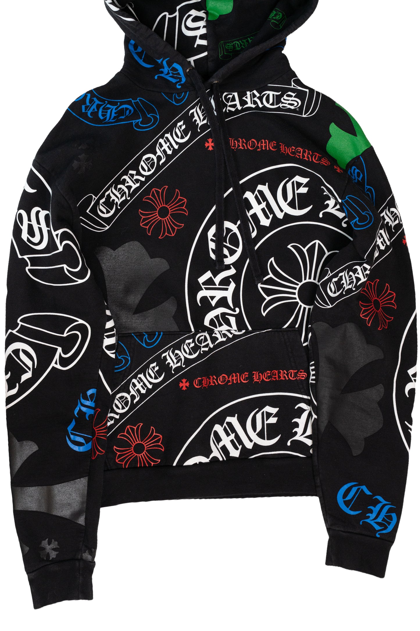 Stencil Hoodie 'Black/Multicolor'