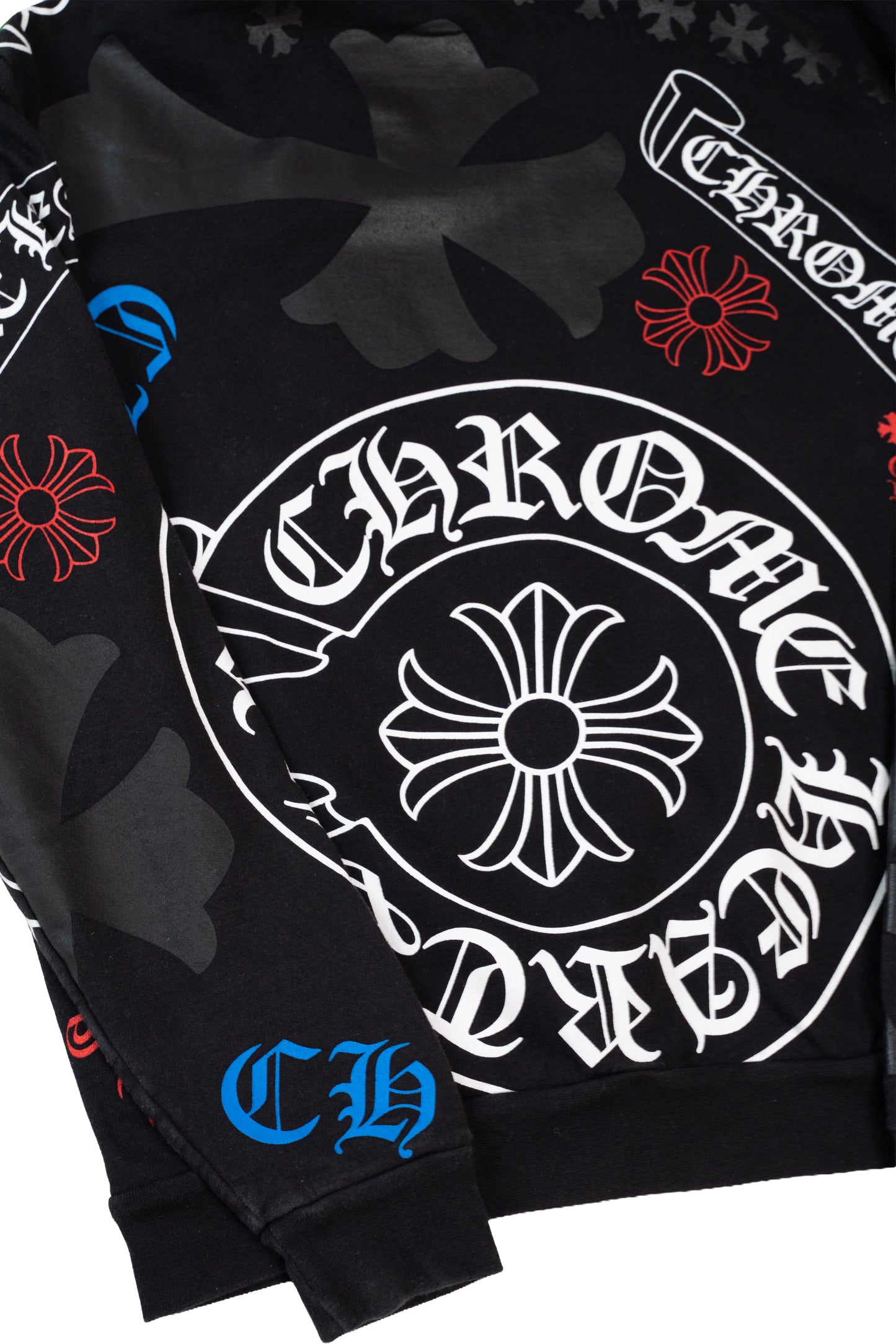 Stencil Hoodie 'Black/Multicolor'