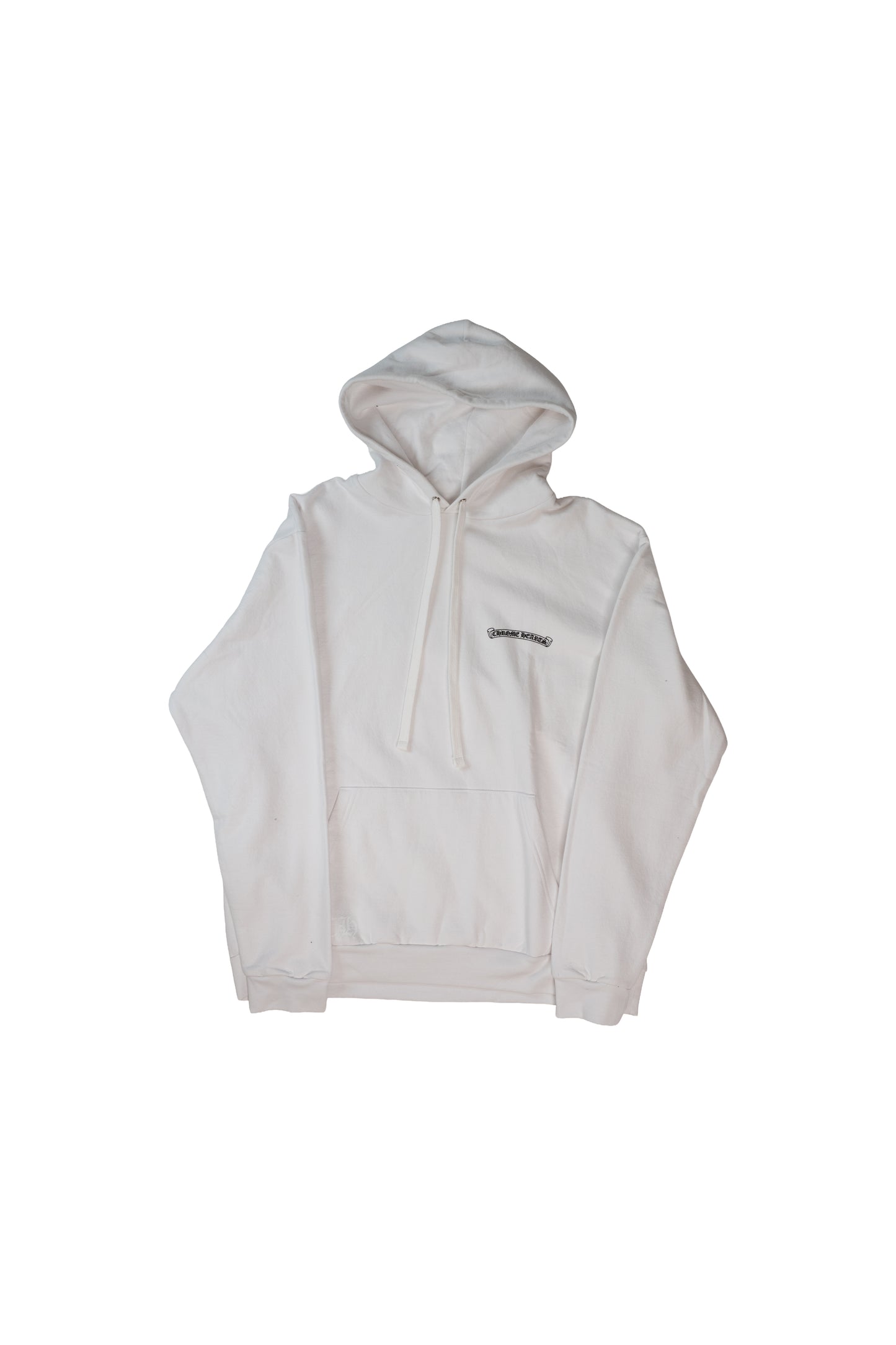 St Barth Exclusive White Anchor Cross Hoodie