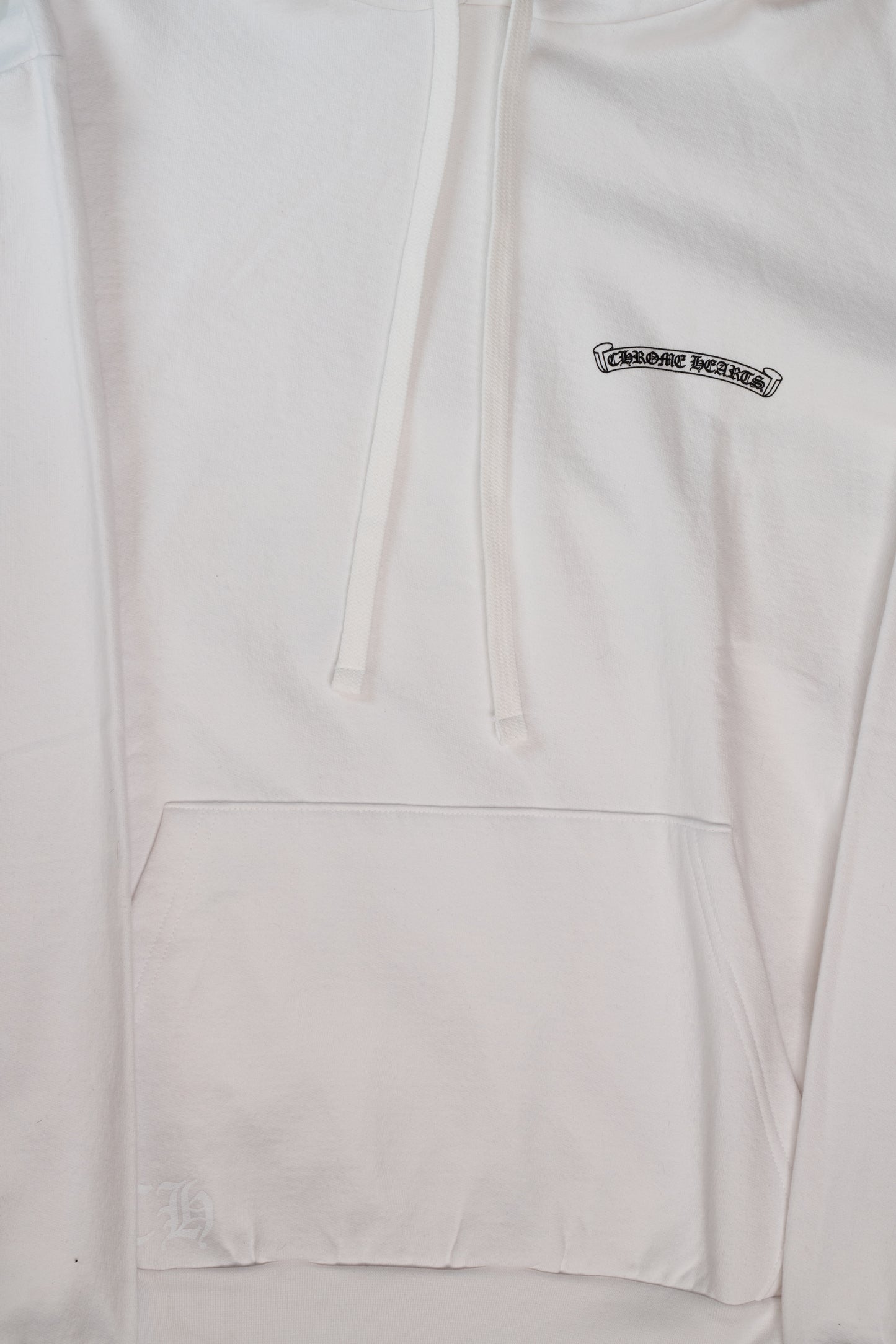 St Barth Exclusive White Anchor Cross Hoodie