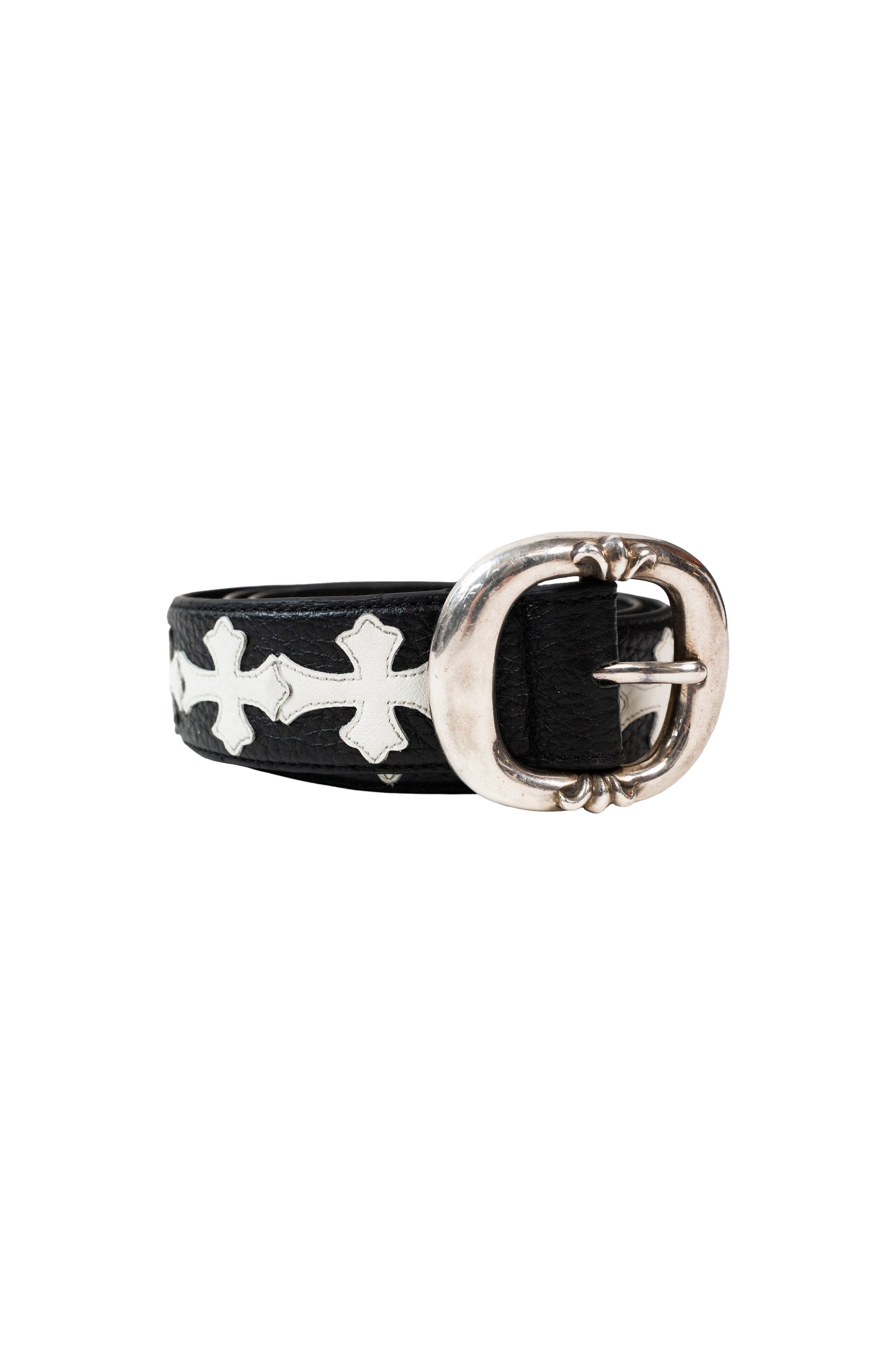 White Cross Patch Gunslinger Belt 'Black'